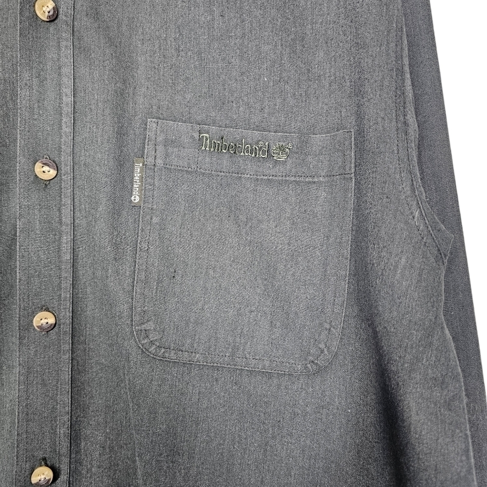 Timberlands Forest Green Button Down - image 4